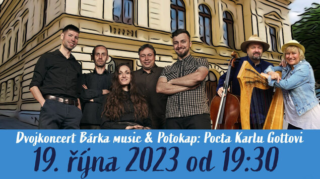 Dvojkoncert Bárka music & Potokap: Pocta Karlu Gottovi
